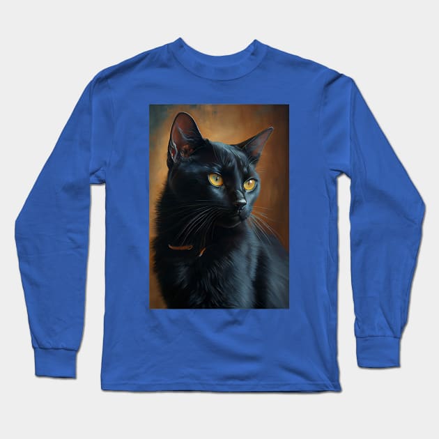 Bombay Cat Long Sleeve T-Shirt by ABART BY ALEXST 